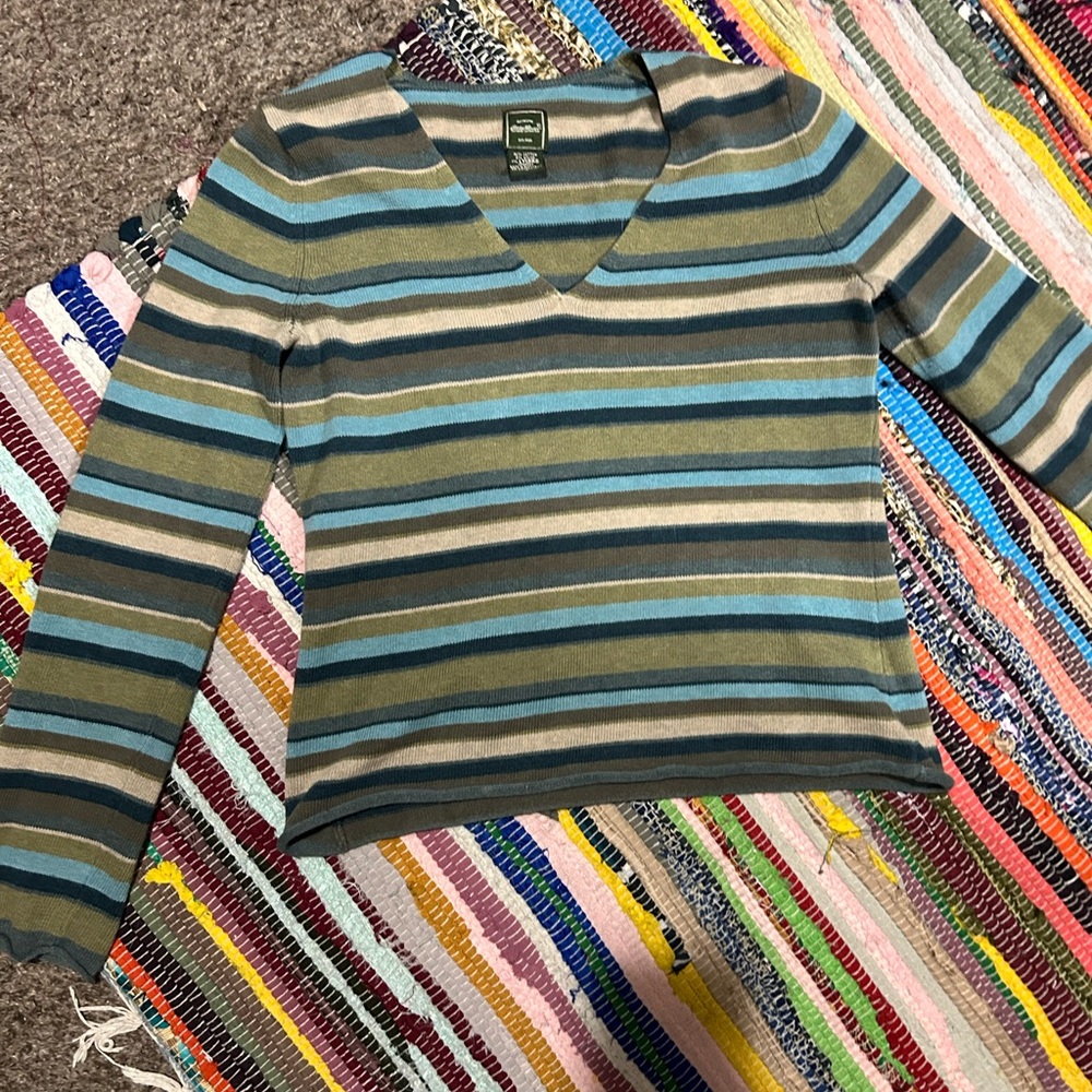 Eddie Bauer Women’s S Striped Sweater